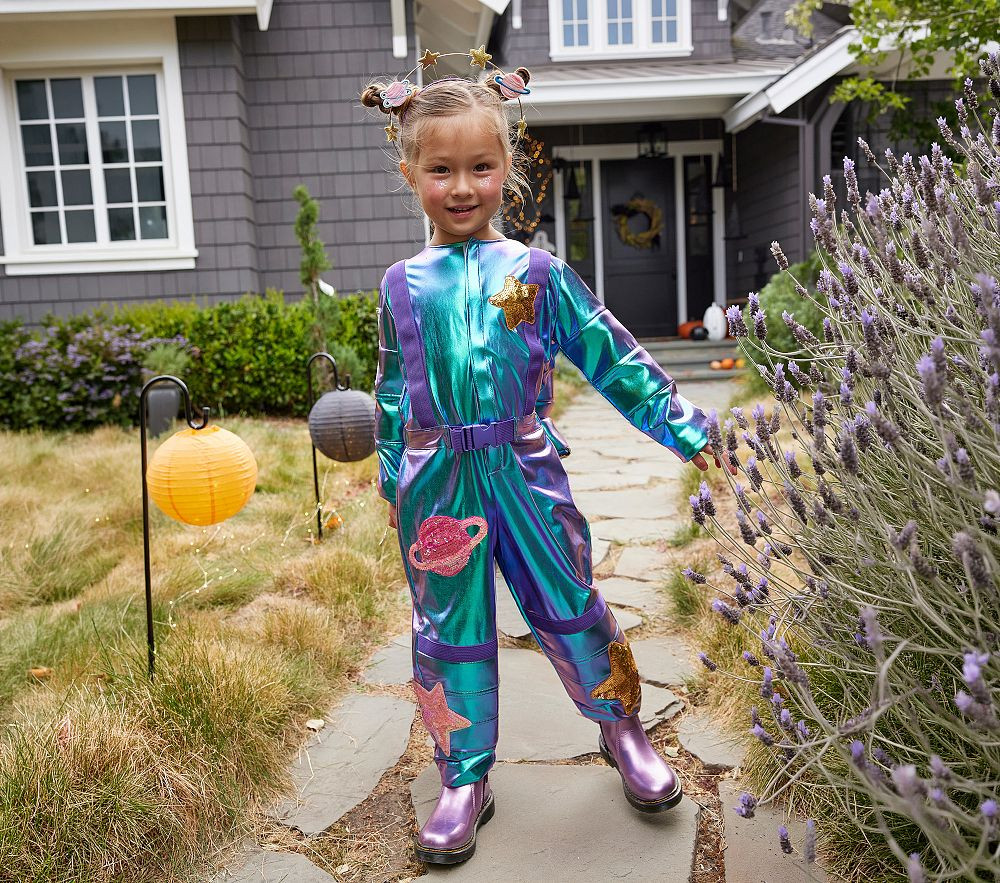 Light-Up Cosmic Sparkle Astronaut Halloween Costume | Pottery Barn Kids