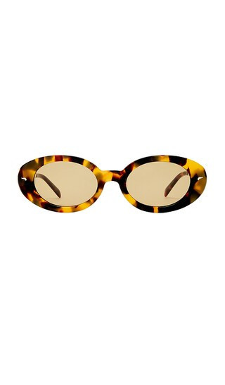 Luv Lou The Avalon Sunglasses in Brown. | Revolve Clothing (Global)