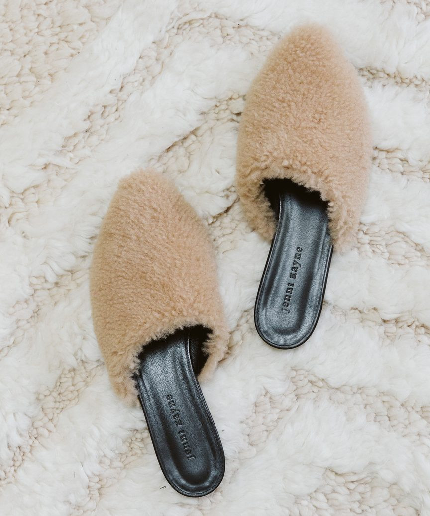 Shearling Mule - Natural | Jenni Kayne | Jenni Kayne