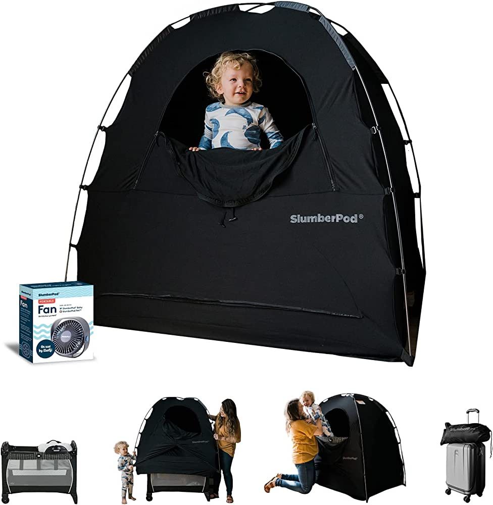 SlumberPod The Original Blackout Sleep Tent Travel Essential for Baby and Toddlers, Mini Crib and... | Amazon (US)