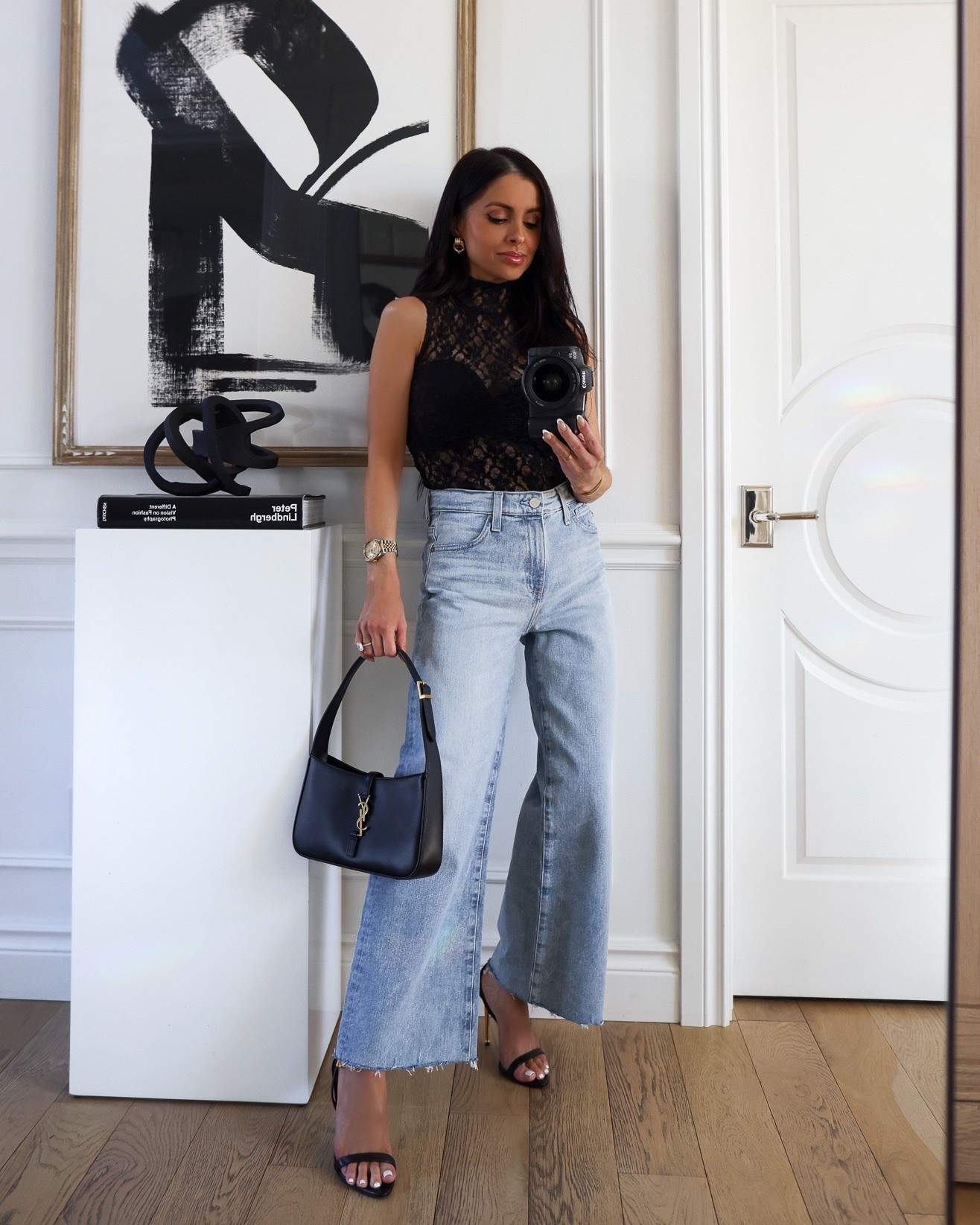 Spring date night outfit 
Sheer bodysuit
Ag wide leg jeans 

#LTKSeasonal #LTKPetite #LTKStyleTip