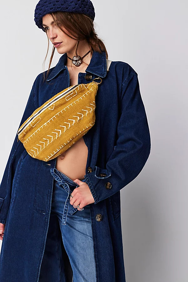 Jenna Bee Mudcloth Sling by Jenna Bee at Free People, Ochre, One Size | Free People (Global - UK&FR Excluded)