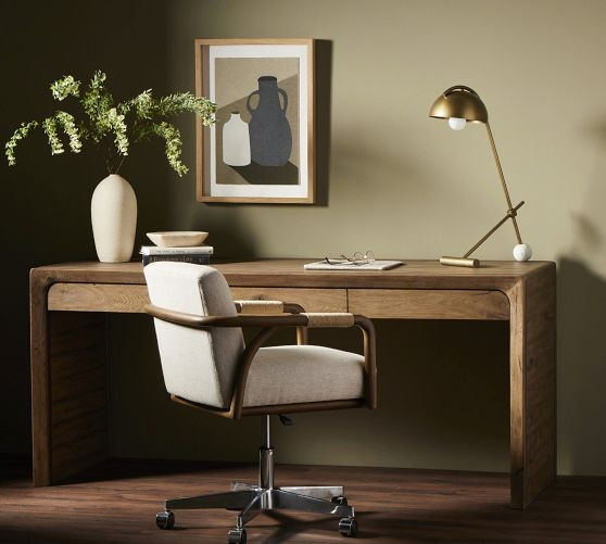 Flinten Reclaimed Oak Desk (70"w) | Pottery Barn (US)