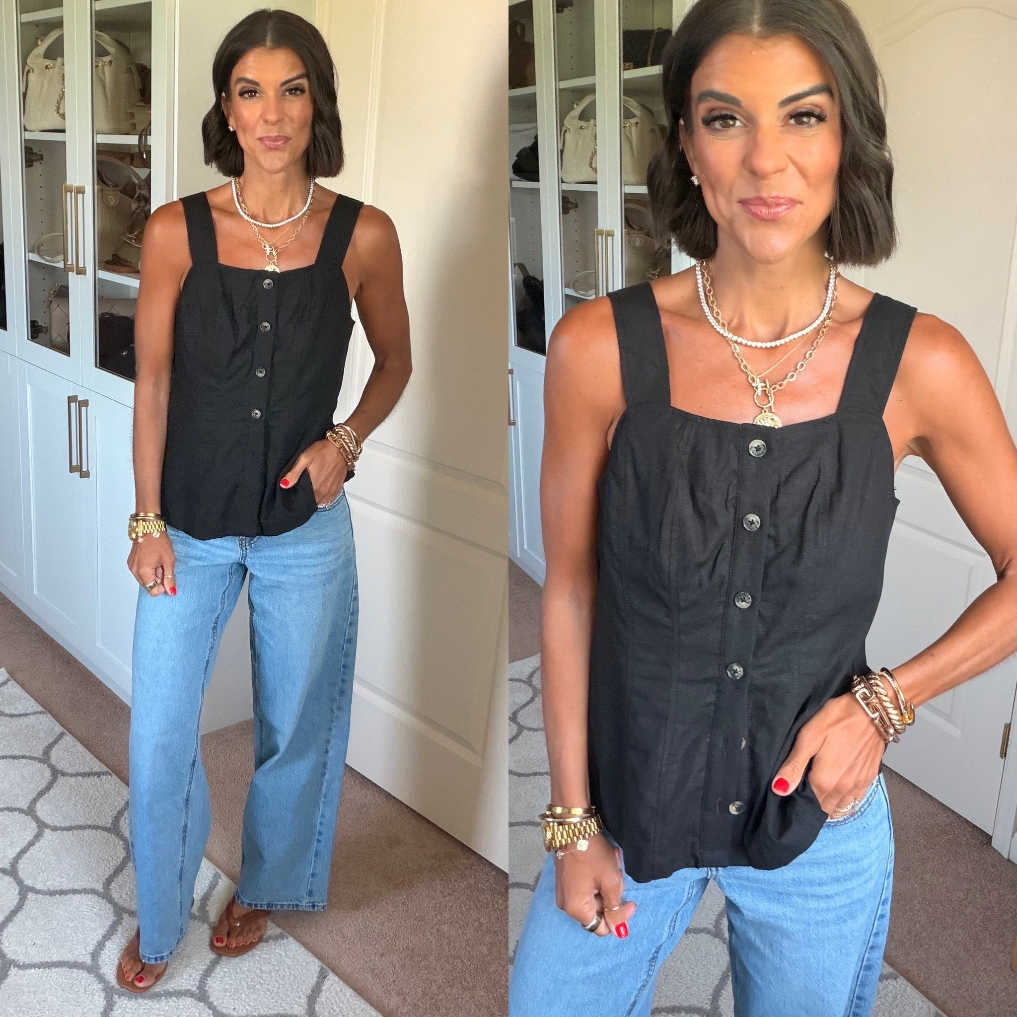 Love this Walmart tank! Size xs
Size 0 in jeans

#LTKSaleAlert #LTKootd #LTKSeasonal