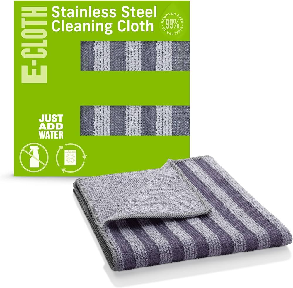 E-Cloth Stainless Steel Cleaning Cloth, Microfiber Stainless Steel Cleaner for a Spotless Shine H... | Amazon (US)