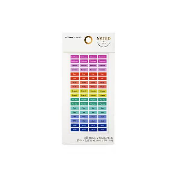 Post-it Word Planner Stickers | Target