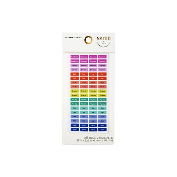 Post-it Word Planner Stickers | Target