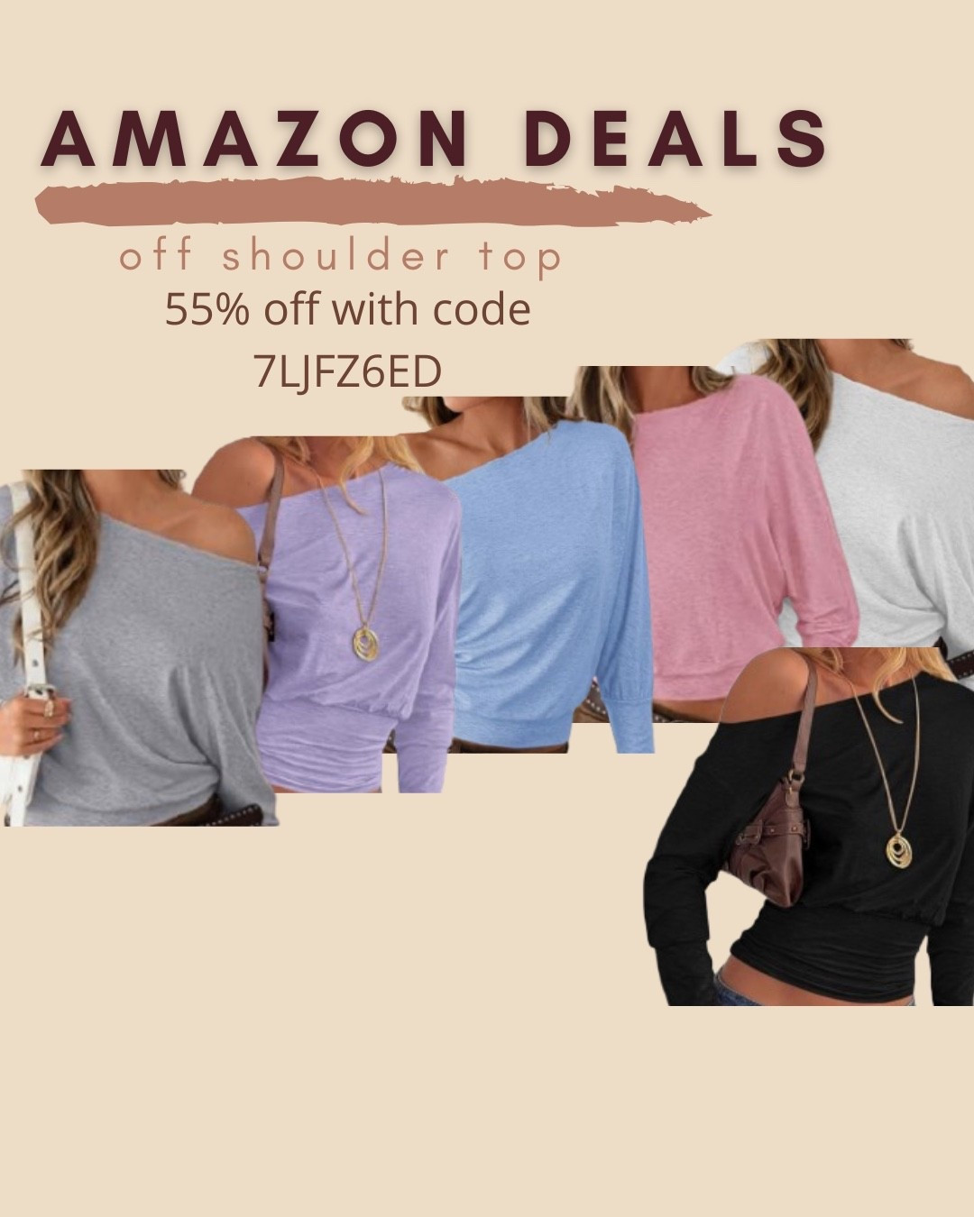 $9 ends 9/23

Amazon fashion
Amazon deals
Off shoulder top

#LTKSaleAlert