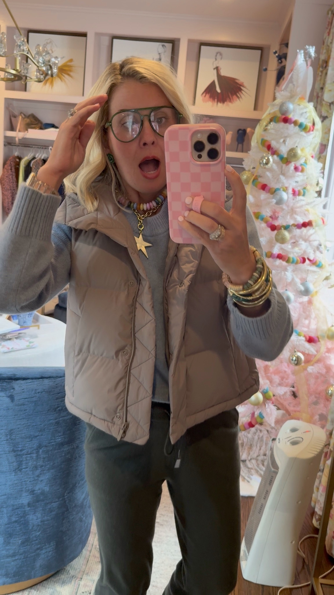 OOTD!

wearing XS sweater 
2 vest
XS joggers 
7 Rothy’s (size down a full size) 

#LTKootd #LTKFindsUnder100 #LTKOver40