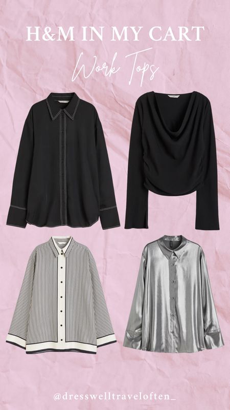 H&M finds | work tops | blouses | business casual 



#LTKworkwear #LTKstyletip #LTKfindsunder50