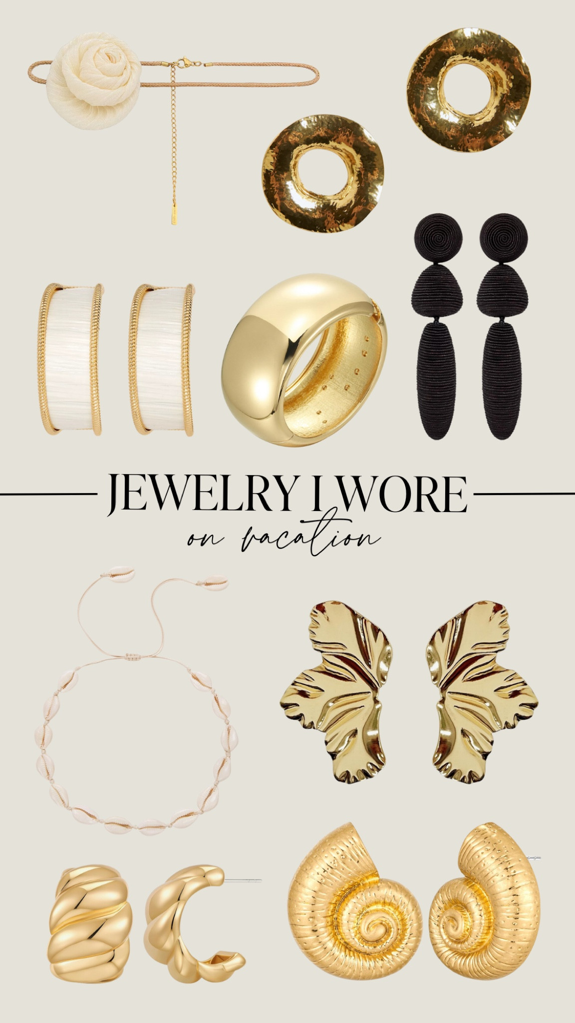 Jewelry I wore on vacation 🖤

#LTKSeasonal #LTKFindsUnder100 #LTKStyleTip
