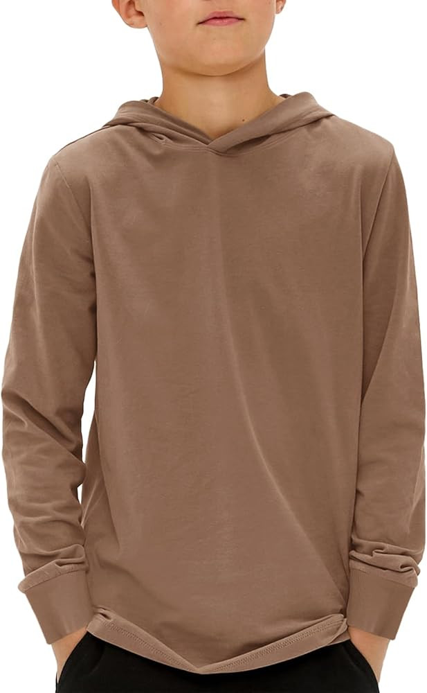Haloumoning Boys Fashion Hoodies Kids Long Sleeve Hooded Sweatshirts 5-14 Years | Amazon (US)