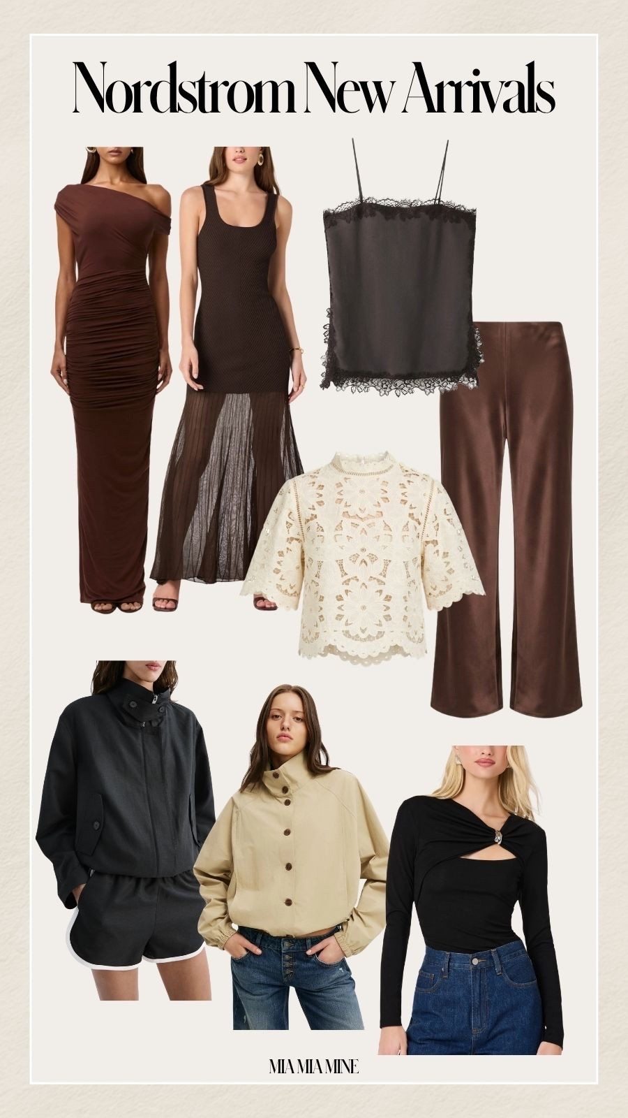 Nordstrom new arrivals 
Nordstrom lace tops, satin pants, funnel neck jackets and date night dresses

#LTKOver40 #LTKSeasonal #LTKootd