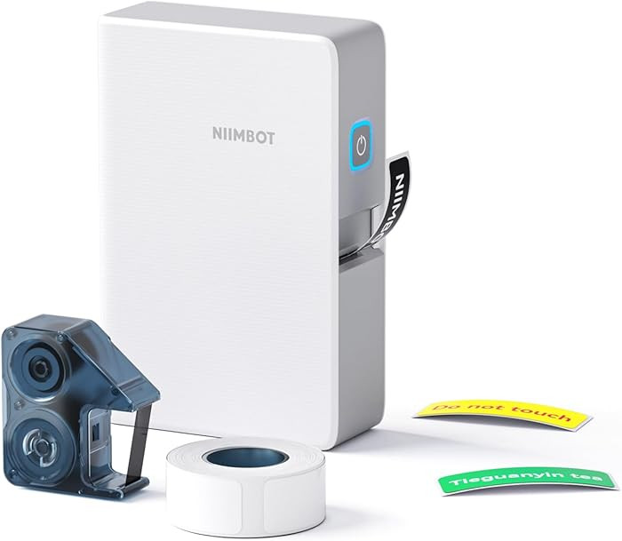 NIIMBOT N1 Label Maker with Tape, Portable Bluetooth Label Printer Support Color Ribbon Printing,... | Amazon (US)
