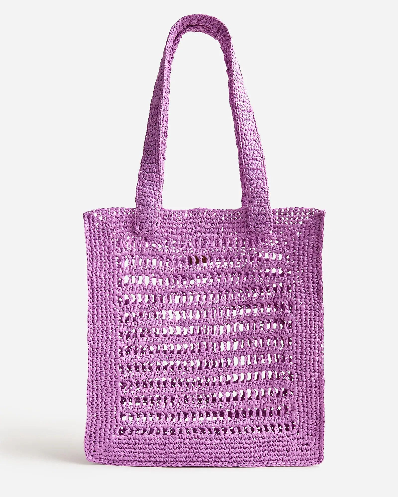 Open-weave tote bag | J.Crew US