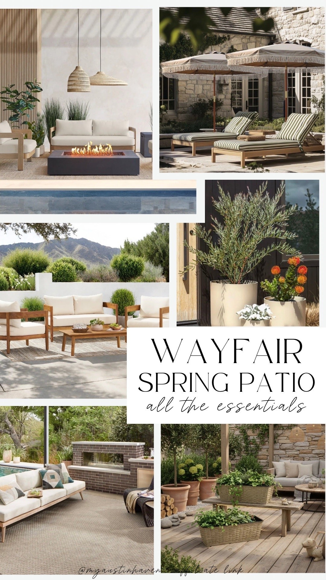 Patio season is approaching! ☀️🌿 Sharing all the best outdoor refresh finds from @Wayfair #WayfairPartner

Timeless seating, classic stripes, cozy lighting & pieces that make your space feel resort-ready without leaving home.

#Wayfair #AD

Wayfair patio, outdoor furniture sale, patio refresh, outdoor sofa, patio chairs, striped outdoor rug, scalloped umbrella, fire pit table, outdoor lanterns, exterior lighting, porch decor, neutral outdoor, backyard update, spring patio, outdoor living, modern classic patio, deck styling, patio makeover, entertaining outside, warm weather setup

#LTKHome #LTKSaleAlert #LTKSeasonal