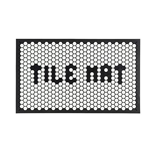 Letterfolk Customizable Doormat - Standard All Weather Rubber Doormat 18x30 - White | Amazon (US)