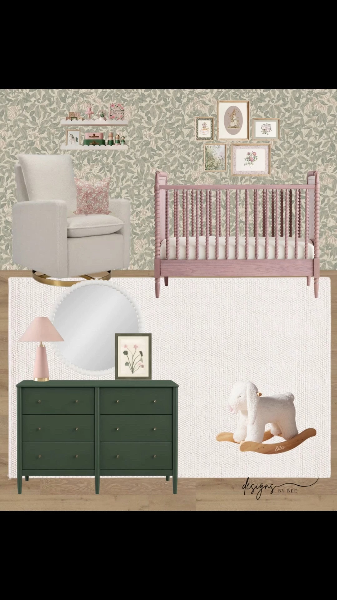 bay girl nursery design @Wayfair 

#LTKBaby #LTKmomlife #LTKHome
