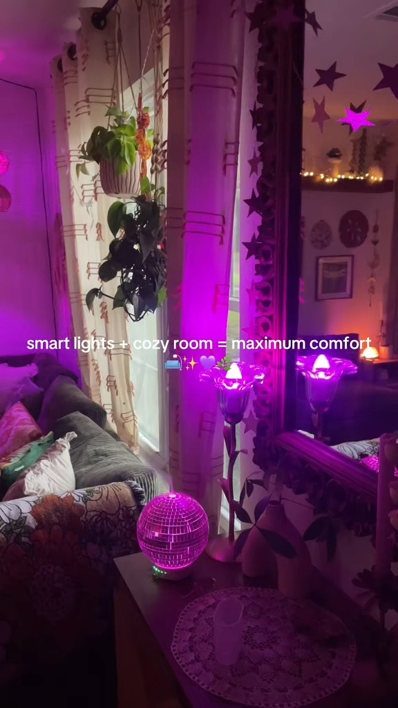 ✨ Wait until you see what these smart bulbs do at night.

This is one of those home upgrades that instantly makes your space feel more cozy, expensive, and inviting. 🤎

Tap my link to shop my favorite smart bulbs and create the dreamiest glow in your home. ✨

#smartbulbs #cozyhome #ambientlighting #bohodecor #homefinds #homedecor #cozyvibes