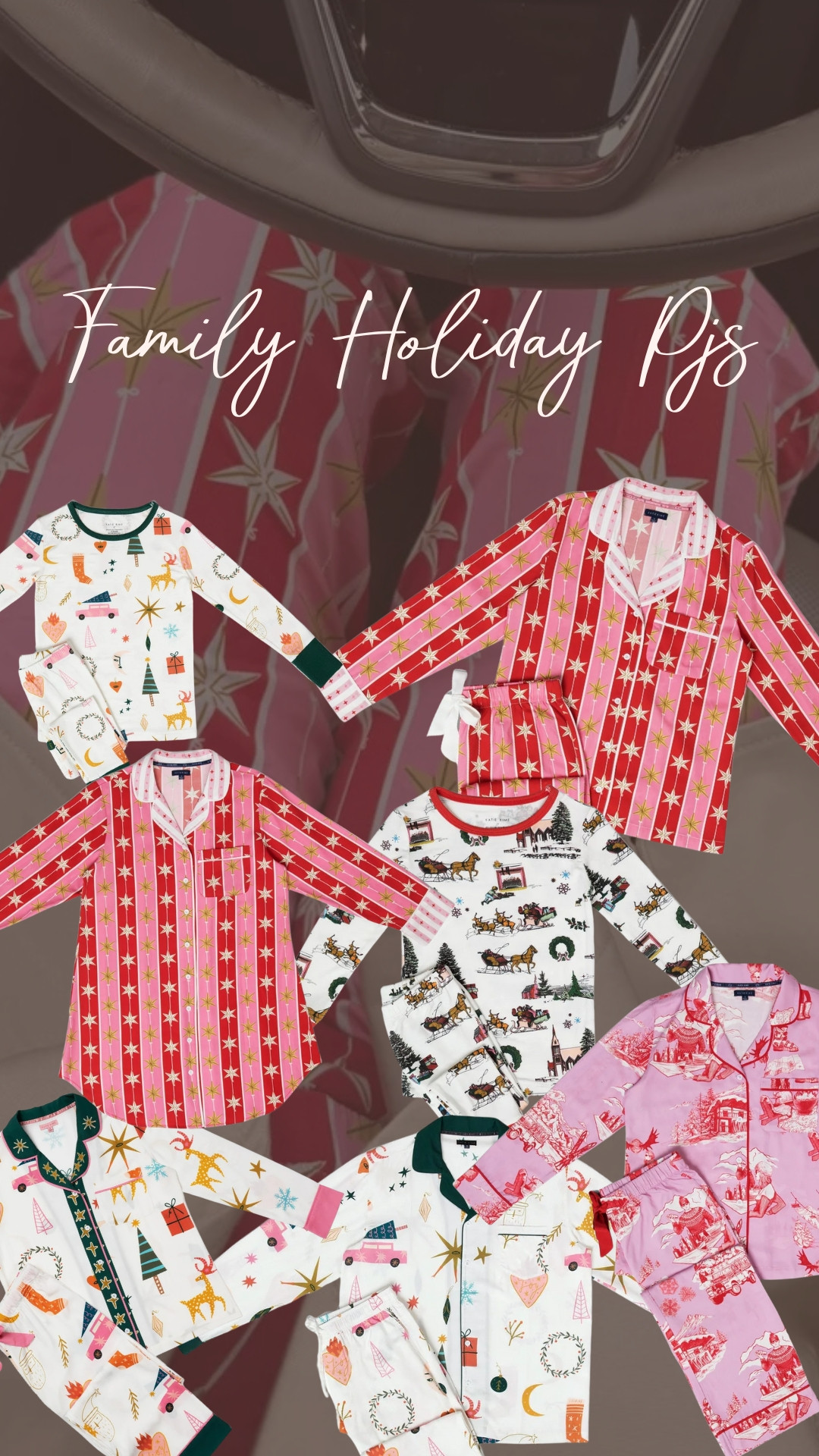 Holiday pajamas for the whole fam that were loving!  

 #LTKGiftGuide #LTKHoliday