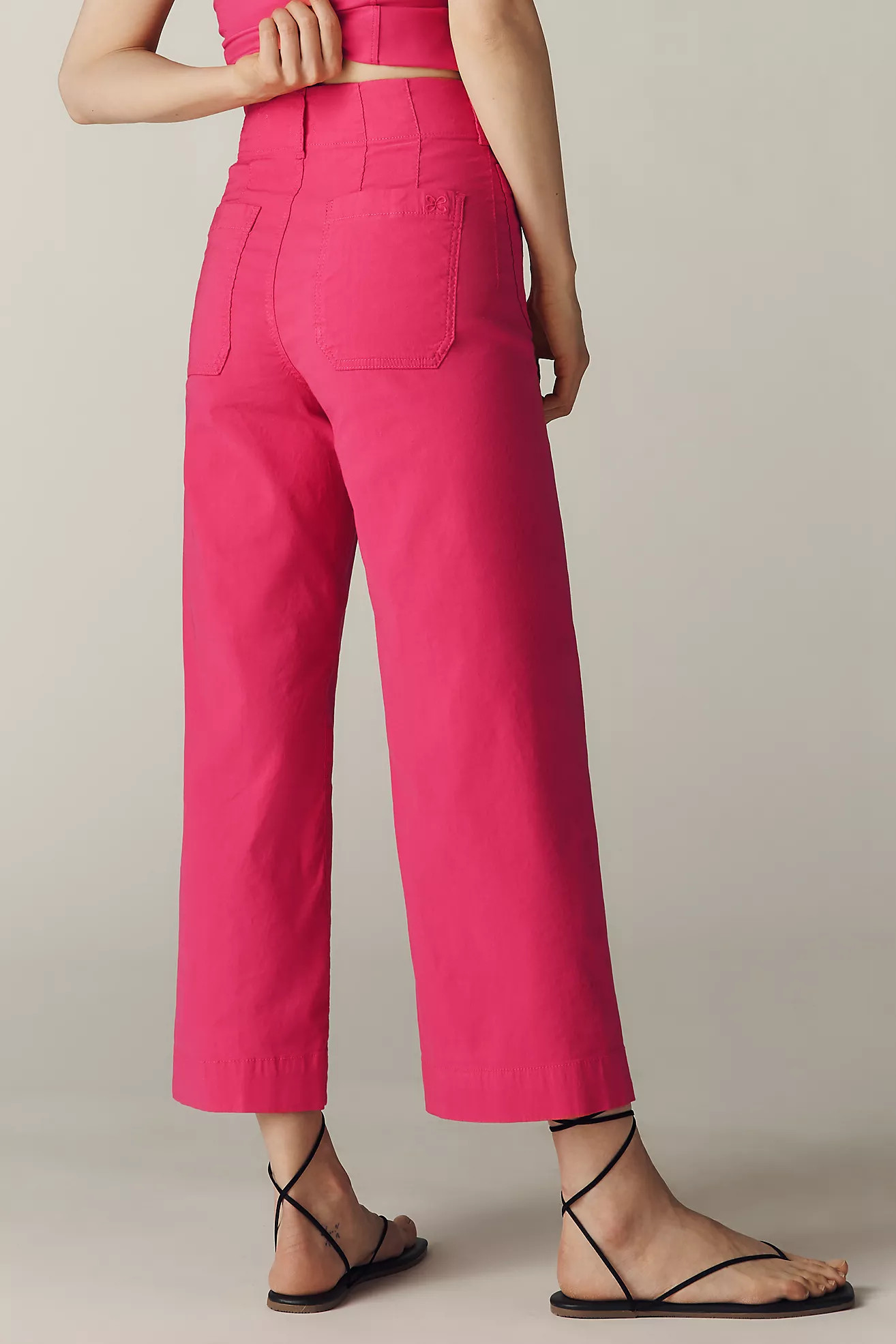 Maeve Colette High-Rise Wide-Leg Pants in Magic Fabric | Anthropologie (US)