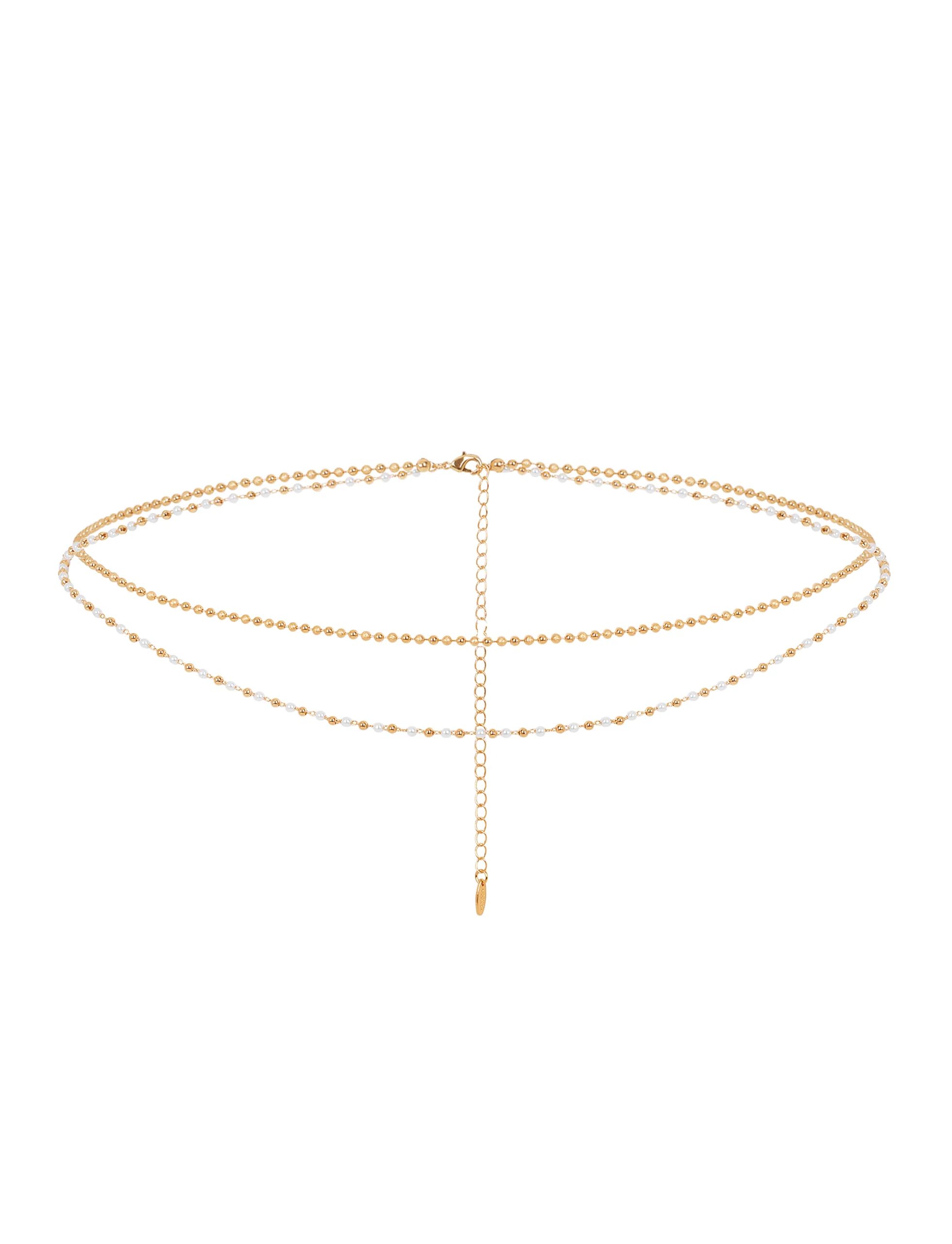 Pearl Strand Gold Body Chain | Ettika