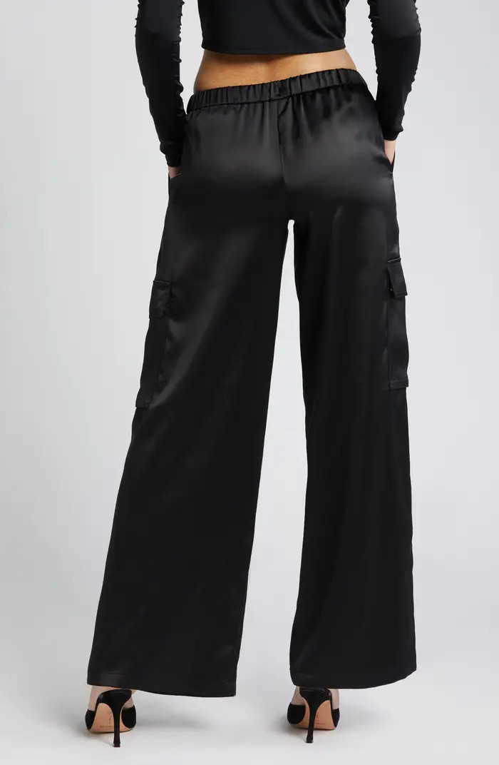 Satin Cargo Pants | Nordstrom