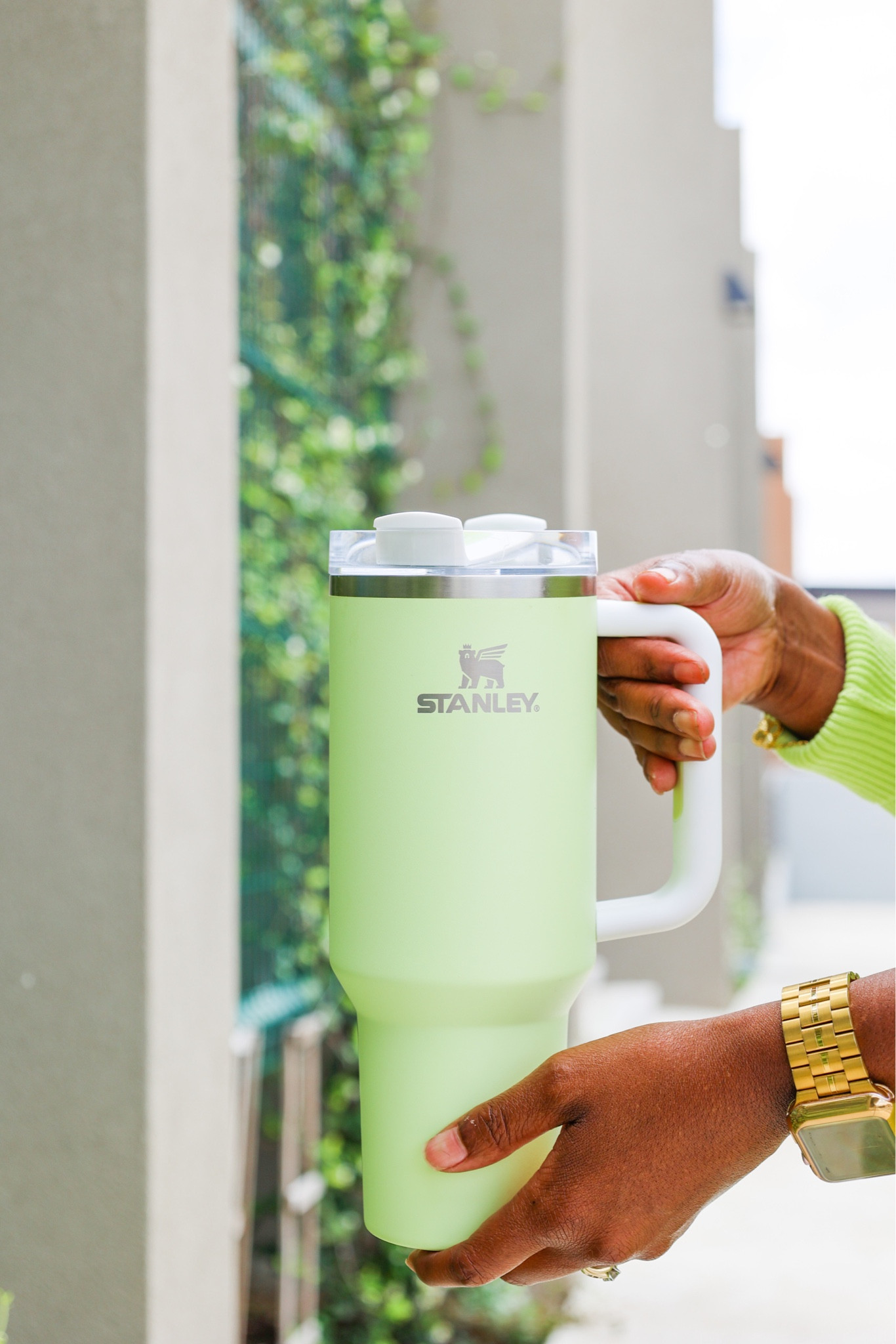 Lowkey Obsessed with my green Stanley tumbler cup! Didn’t think I would fall for the hype but it’s good so far. 

#LTKstyletip #LTKGiftGuide #LTKFind