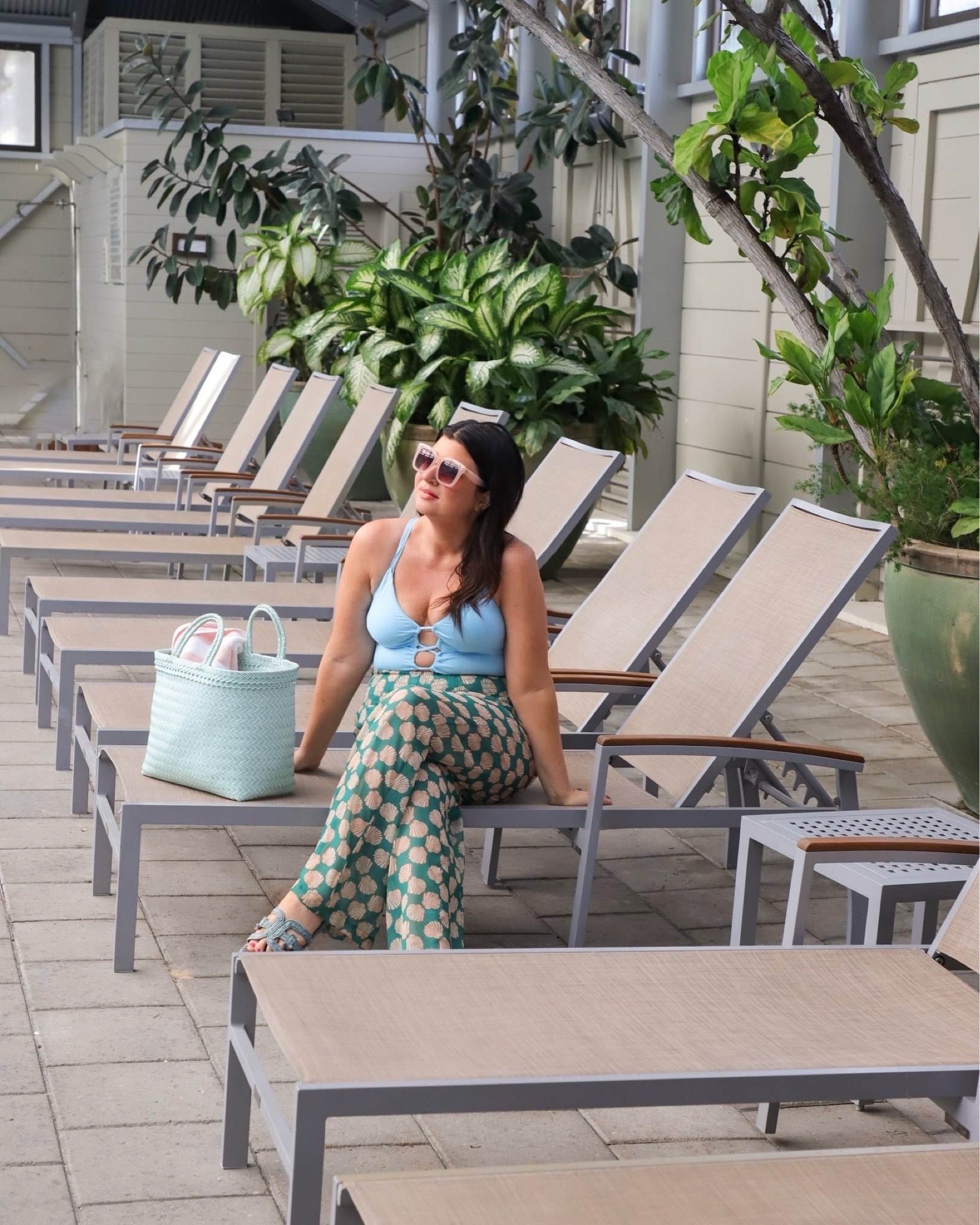 Pool look wearing La Blanca swim and The Hermoza 

#LTKOver40 #LTKSwim #LTKTravel