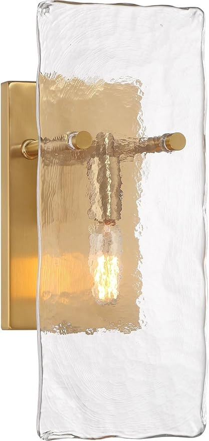 Savoy House 9-8204-1-322 Genry Coastal Farmhouse Handmade Water Glass Wall Sconce, 1-Light 60 Wat... | Amazon (US)
