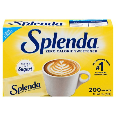 Splenda Zero Calorie Sweetener Packets - 7oz/200pk | Target