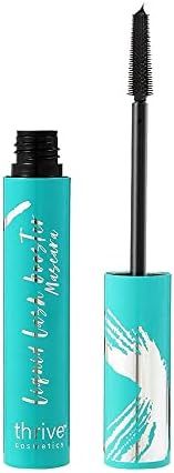 Thrive mascara Long Lash Booster Waterproof Volumizing Liquid Mascara (Brynn rich black )-0.38 oz/10 | Amazon (US)