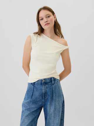 Sleeveless Twist T-Shirt | Gap Factory