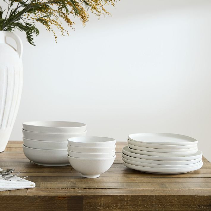 Kanto Stoneware Dinnerware (Set of 16) | West Elm (US)
