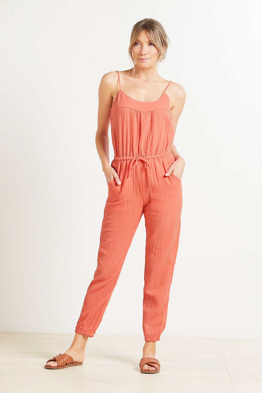 EVEREVE Gemma Gauze Jumpsuit | EVEREVE | Evereve