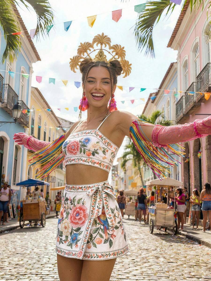 Floral Best Coord Series Tropical Vacation | SHEIN USA | SHEIN