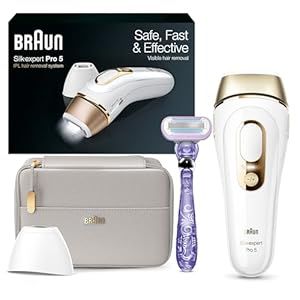 Braun IPL Long-lasting Laser Hair Removal Device for Women & Men, Silk Expert Pro5 PL5157, Safe &... | Amazon (US)