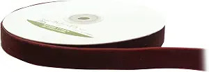 May Arts 3/4-Inch Wide Ribbon, Brown Velvet | Amazon (US)