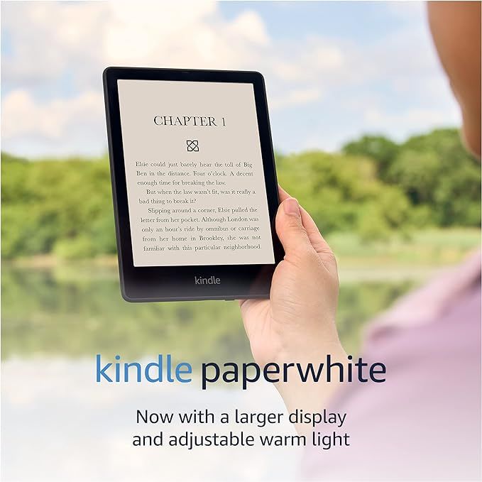 Kindle Paperwhite | 8 GB, now with a 6.8" display and adjustable warm light, with ads | Amazon (UK)