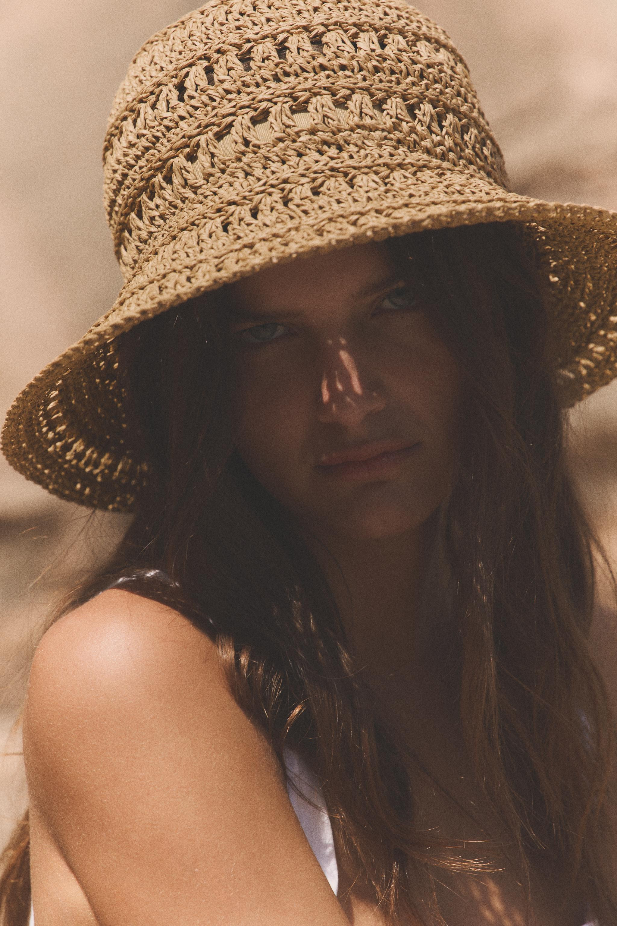BRAIDED PAPER HAT | Zara US