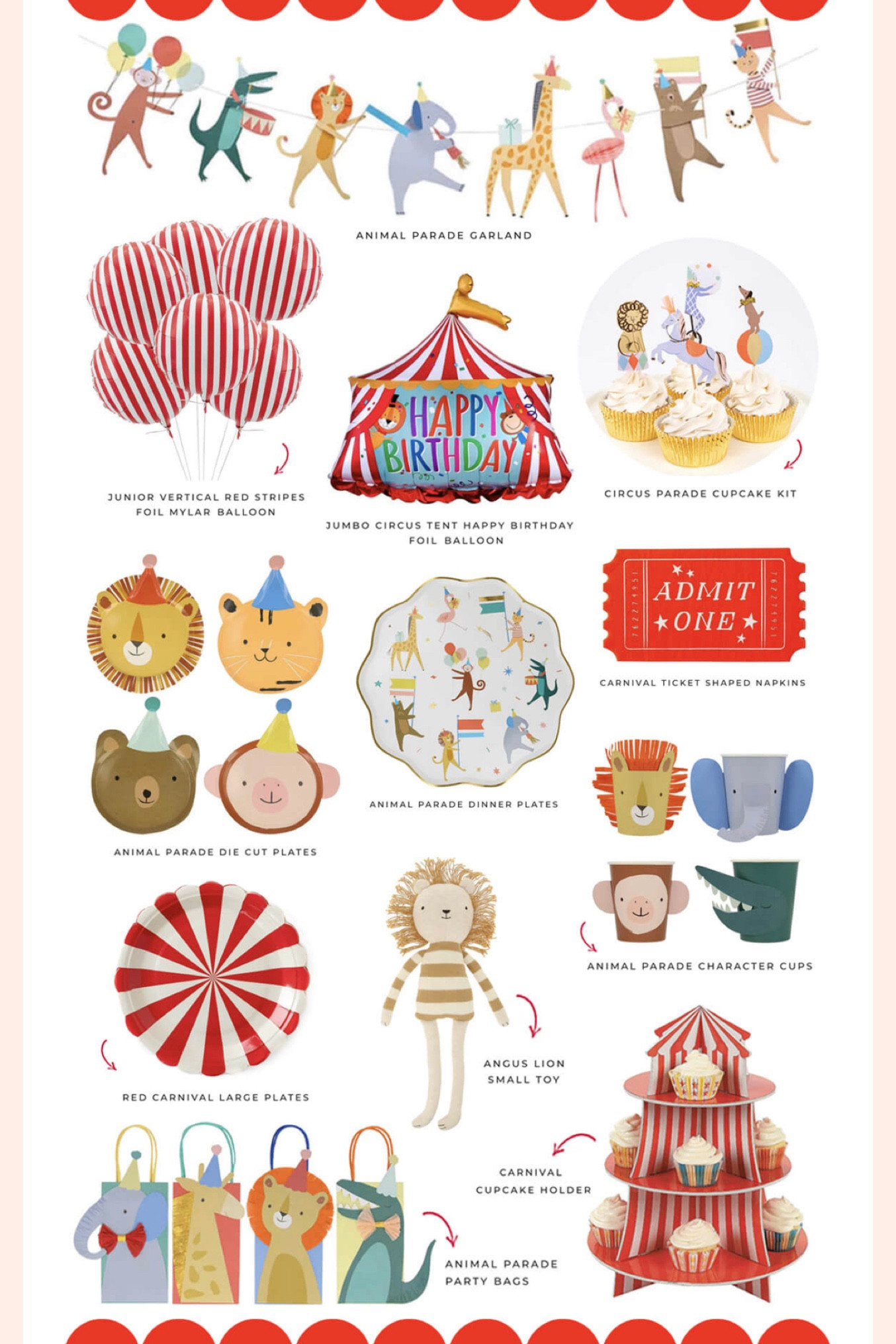 ✨Circus Theme Party Decor✨

Home decor 
Holiday decor
Bar decor
Bar essentials 
Backyard entertainment 
Entertaining essentials 
Party styling 
Party planning 
Party decor
Party essentials 
Dessert table
Cake stand
Cake topper
Animal plates
Cupcake set
Cupcake tower
Animal cups
Gift bags
Kitchen essentials
Housewarming gift guide 
Just because gift
Party backdrop ideas
Balloon garland 
Amazon finds
Amazon favorites 
Amazon essentials 
Amazon decor 
Etsy finds
Etsy favorites 
Etsy decor 
Etsy essentials 
Shop small
Best friends
Besties
Party pennant flags
Gift tags
Dessert table decor
Tablescape
Party favors
Pottery Barn Kids
Carolina table
Activity table for kids
Nursery decor
Kids bedroom decor 
Playroom decor
Glamfete
Tablecloth backdrop 
Macaroons 
Macarons
Wood Signs
West Elm
Glass boxes
Jewelry box
Balloon tassel
Meri Meri 
Drink stirrers
Reusable straws
Ellie and Piper 


#LTKBeMine #LTKGifts 
#LTKHoliday   
#liketkit #LTKGiftGuide #LTKbaby #LTKFind #LTKstyletip #LTKunder50 #LTKunder100 #LTKSeasonal #LTKsalealert #LTKbump #LTKwedding 

#LTKkids #LTKfamily #LTKhome