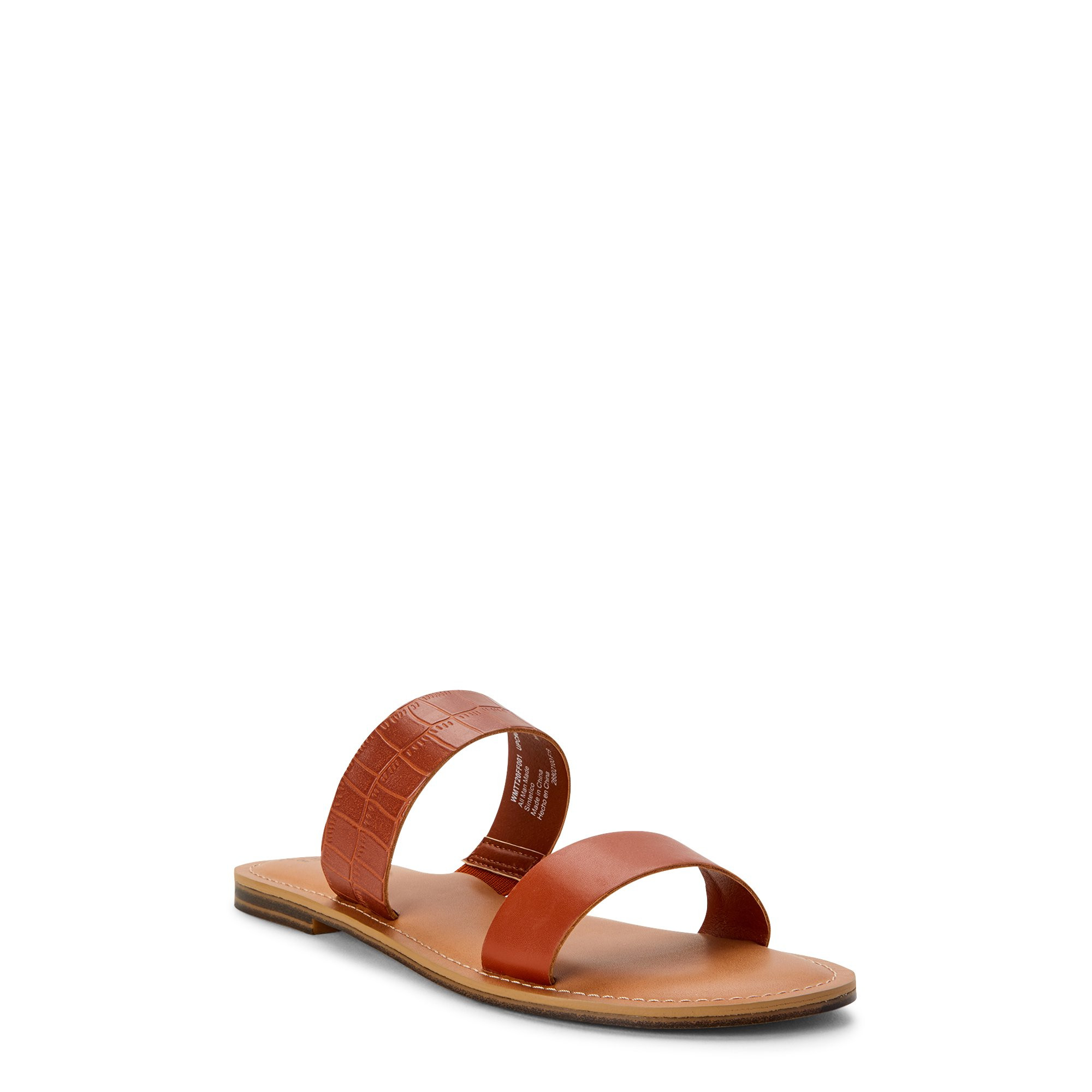 Time and Tru Women's Two Band Sandals | Walmart (US)