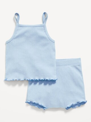 Rib-Knit Cami and Shorts Set for Baby | Old Navy (US)