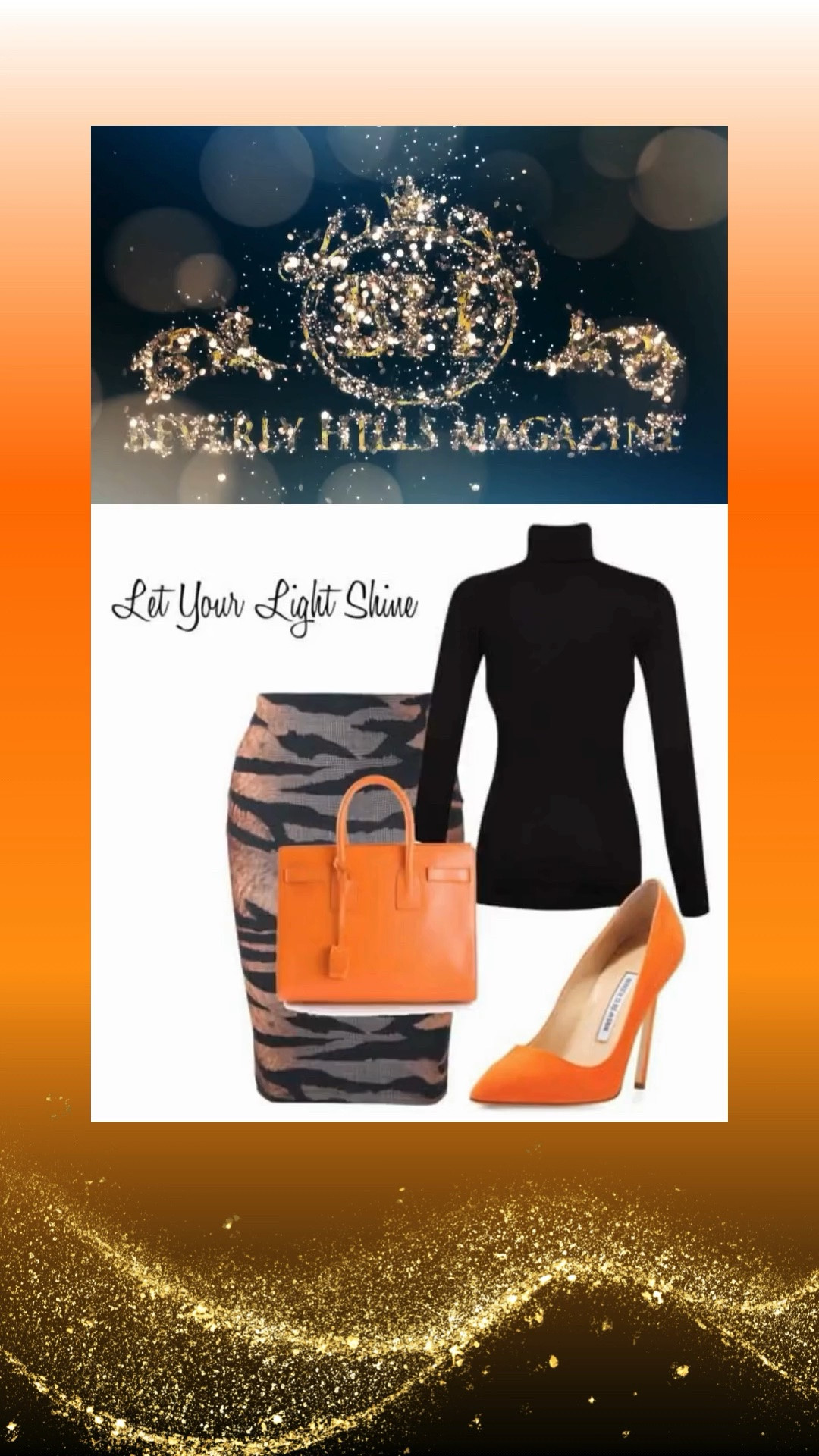 ✨ BRIGHT ELEGANT STYLE ✨

Make a bold statement with bright elegant style — where timeless sophistication meets vibrant confidence. This chic ensemble pairs a sleek black turtleneck with a striking printed mini skirt, elevated by vibrant orange accessories that add the perfect pop of color. Finished with elegant high heels and a sophisticated orange handbag, this look effortlessly balances classic refinement with modern fashion flair.

Perfect for lunch dates, upscale shopping, or stylish evenings out, bright elegant style embraces feminine confidence and polished glamour. The rich contrast of black and bold orange creates a fashion-forward aesthetic that is both powerful and unforgettable.

✨ SHOP THE LOOK ✨

Comment SHOP THE LOOK for a shoppable link in your DMs or LINK IN BIO!

#FashionMagazine #ShopStyle #ElegantStyle #BrightFashion #LuxuryStyle #WomensFashion 🧡🖤✨

#LTKootd