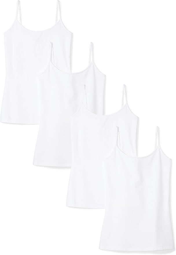 Amazon Essentials Women's 4-Pack Slim-Fit Camisole | Amazon (US)