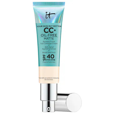 IT Cosmetics Your Skin But Better CC+ Cream Oil-Free Matte with SPF 40 Fair 1.08 oz/ 32 mL | Sephora (US)