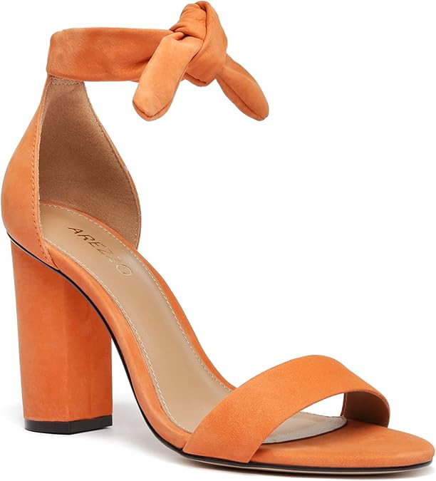 AREZZO Women's Isabelli Lace Up Dress Sandal | Amazon (US)