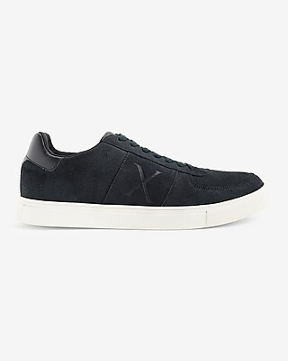 Genuine Suede X Logo Sneakers | Express