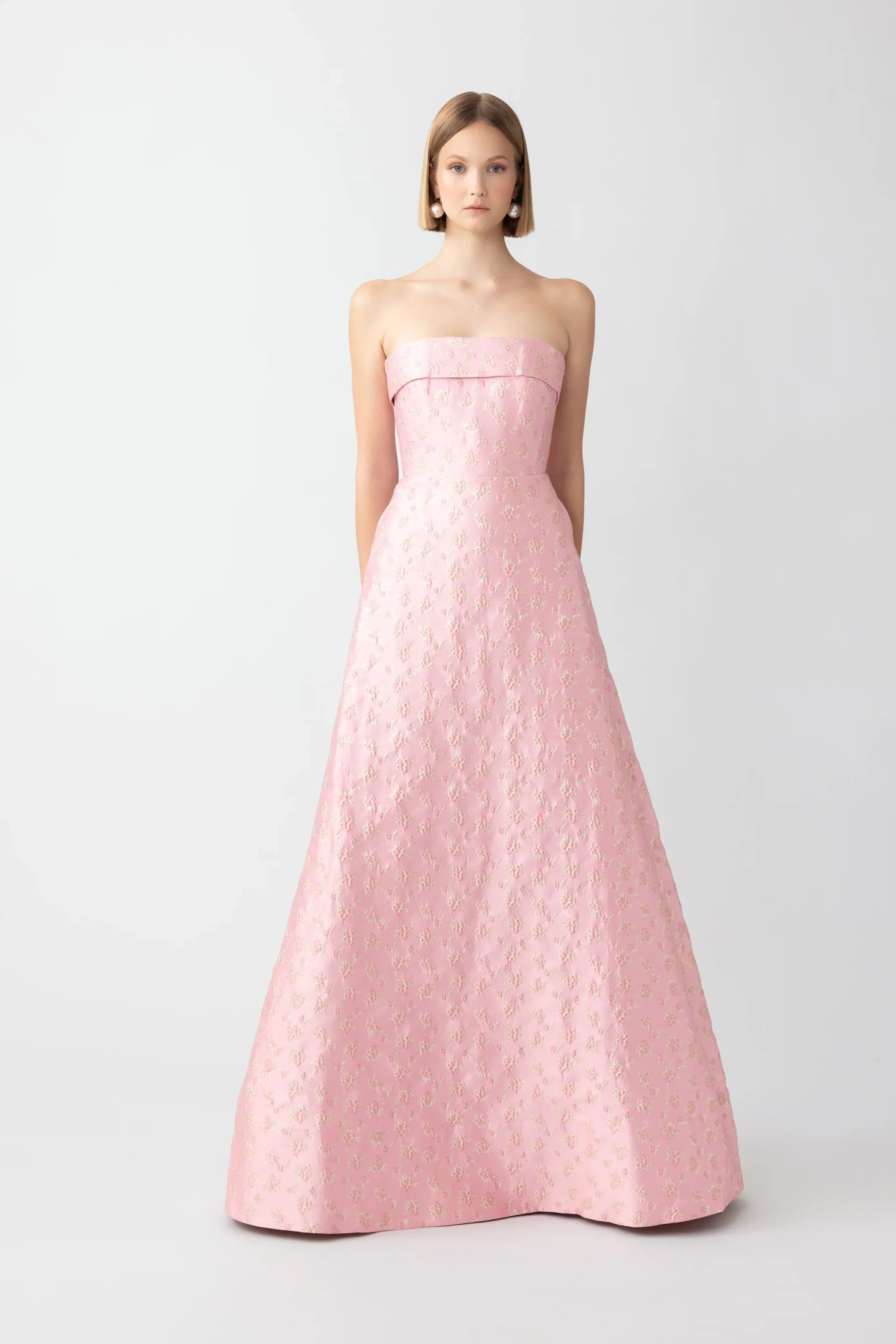 Jordana Jacquard Gown | Sau Lee