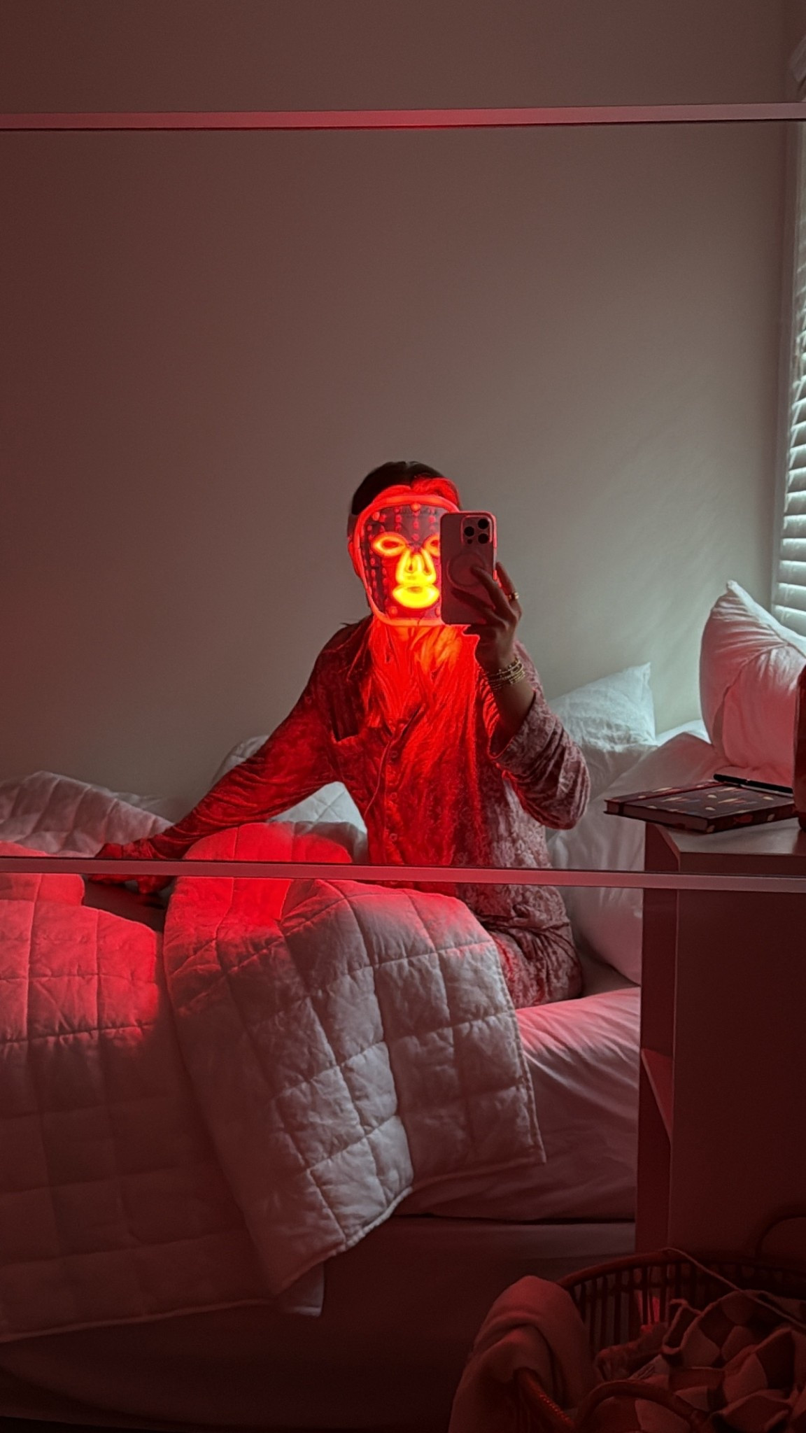 9/22/25 Morning red light therapy while traveling ✨ One of my favorite rituals that’s so easy to take on the go. It makes such a difference in my routine — even when I’m away, I love being able to start the day with a little red light moment.

#LTKBeauty